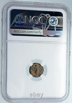 VALENTINIAN III Ancient 425AD Roman Coin Antique OLD Vintage VICTORY NGC i89524