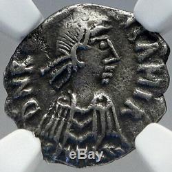 VANDAL King GELIMER Ancient Silver 530AD CARTHAGE Roman Style Coin NGC i82630