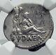 Vespasian 69ad Rome Authentic Ancient Judaea Capta Silver Roman Coin Ngc I80693