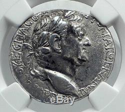 VESPASIAN Original Ancient 69AD Antioch Silver Tetradrachm Roman Coin NGC i81699