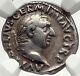 Vitellius Rare 69ad Ancient Silver Roman Denarius Coin Ex Hamburger 1928 Ngc