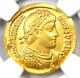 Valentinian I Gold Av Solidus Gold Roman Coin 364-375 Ad Certified Ngc Au