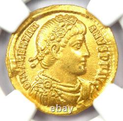 Valentinian I Gold AV Solidus Gold Roman Coin 364-375 AD Certified NGC AU