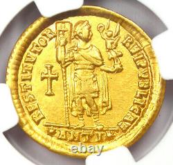 Valentinian I Gold AV Solidus Gold Roman Coin 364-375 AD NGC Choice XF (EF)