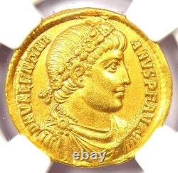 Valentinian I Gold AV Solidus Gold Roman Coin 364 AD NGC Choice XF (EF)