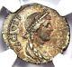 Vespasian Ar Denarius Silver Roman Coin 69-79 Ad. Certified Ngc Au Fine Style