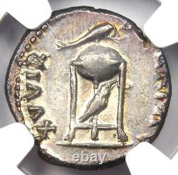 Vitellius AR Denarius Ancient Roman Coin 69 AD Certified NGC Choice XF (EF)