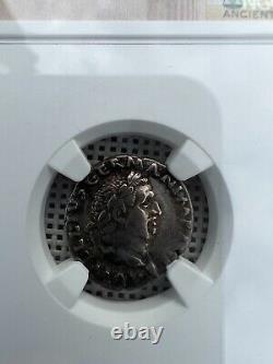 Vitellius AR Denarius Ancient Roman Coin 69 AD Certified NGC XF