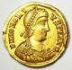 Western Roman Honorius Av Solidus Gold Coin 393-423 Ad Ngc Au (certificate)
