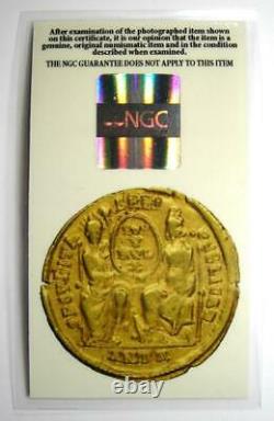 Western Roman Jovian AV Solidus Gold Coin 363-64 AD. NGC Choice VF (Certificate)