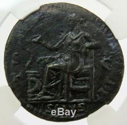 136 -138 Ad Empire Romain Aelius Caesar Ae Comme Salus Coin Ngc Prachtig