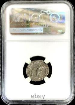 193- 211 Ad Silver Empire Romain Denarius Septimus Severus Coin Ngc Choice Vf