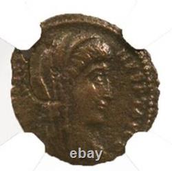 2 Pc Set Empereur Romain Constantine I Manus Dei Ngc (f) (vf). Cartes D'histoire, Aco