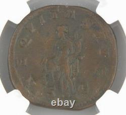 238-244 Ad Roman Imperial Ae Sestertius Coin Vf Ngc Gordian III Aequitas S-8699