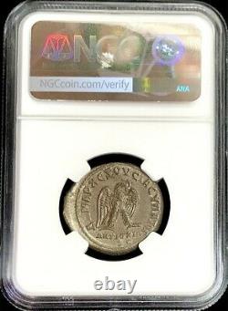 247- 249 Ad Roman Antioch Bi Tetradrachm Philippe II Caesar Coin Ngc Choice Au