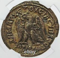 247- 249 Ad Roman Syrie Antioch Bi Tetrachm Philippe II Eagle Coin Ngc Au 5/3