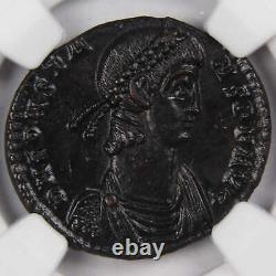 Ad 337-350 Constans Centenionalis Ch Au Ngc Billon Ancienne Pièce Impériale Romaine