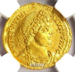 Ad 364 375 Western Roman Empire Valentinian I Av Pièce En Or Solidus Ngc Ms