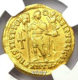 Ad 364 375 Western Roman Empire Valentinian I Av Solidus Gold Coin Ngc Ch Vf