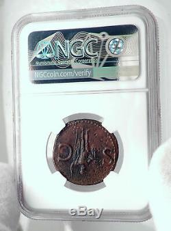 Agrippa Auguste Coin Général Romain Antique Caligula Ngc I80905