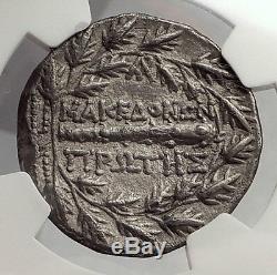 Amphipolis Romaine Macédoine 167bc Grande Argent Grecque Tetradrachm Coin Ngc I62452