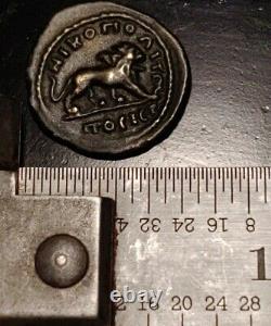 Ancien Divine Constantine I 317 Ad Rare Ancient Roman Coin Shows Walking Lion