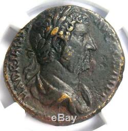 Ancien Romain Hadrien Ae En Tant Que Monnaie 117-138 Certifié Ngc Xf (ef)