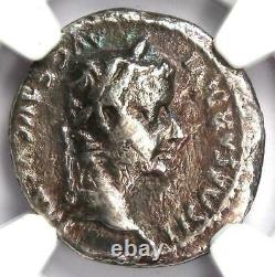 Ancien Tibère Romain Ar Denarius Argent Hommage Penny Coin 14-37 Ad Ngc Fine