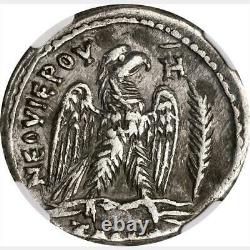 Ancienne Pièce D'argent Romaine Tétradrachme Domitien 81-96 Ad Ngc Ch Vf