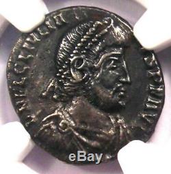 Ancient Julian Roman II Ar Siliqua Rome Coin 360-363 Ad. Xf Certifié Ngc Choix