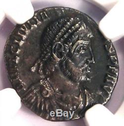 Ancient Julian Roman II Ar Siliqua Rome Coin 360-363 Ad. Xf Certifié Ngc Choix