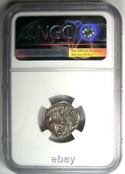 Ancient Roman Augustus Ar Denarius Coin 27 Av. J.-c. 14 Ad Certifié Ngc Vf