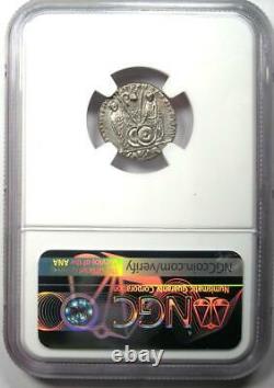 Ancient Roman Augustus Ar Denarius Coin 27 Bc 14 Ad Certifié Ngc Choice Au