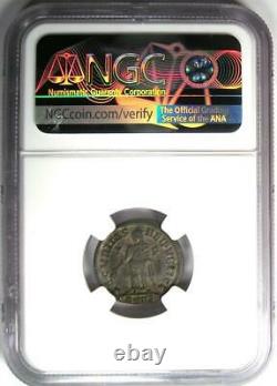 Ancient Roman Helena Bi Nummus Ae3 Coin (324-328 Ad) Certifié Ngc Ms (unc)