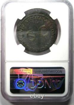 Ancient Roman Julia Titi Ae Sestertius Coin 79-90 Ad Certifié Ngc Vf