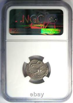 Ancient Roman Nero Ar Denarius : Caesar Coin 54-68 Ad Certified Ngc Choice Vf