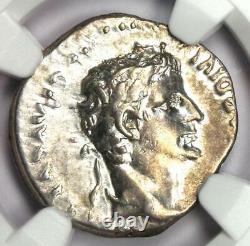 Ancient Roman Tiberius Ar Denarius Silver Coin 14-37 Ad. Certifié Ngc Choice Vf