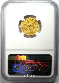 Anthemius Gold Av Solidus Gold Roman Coin 467-472 Ad Certifié Ngc Vf