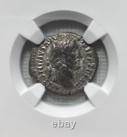 Antoninus Pie Ad 138-161 Empire Romain Ar Denarius Coin Classé Ngc Vf