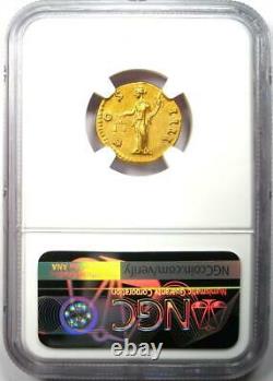 Antoninus Pie Gold Av Aureus Roman Coin 138-161 Ad Ngc Choice Xf Style Fin