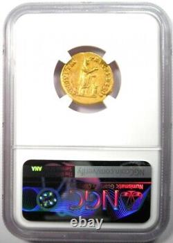 Antoninus Pie Gold Av Aureus Roman Coin 138 Ad Certifié Ngc Vf 5/5 Strike
