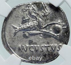 Augustaus Lune Sign De Naissance Capricorn Zodiac Espagne Argent Roman Coin Ngc I86393