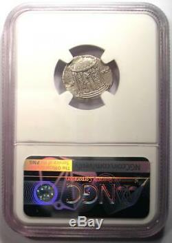 Auguste Ar Denarius Coin -27 14 Ad, Espagnol Monnaie Certifié Ngc Vg