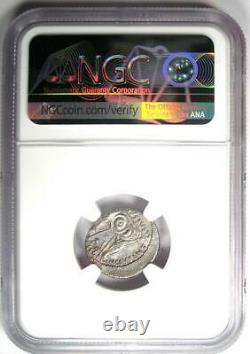 Augustus Ar Denarius Coin 15-13 Av. J.-c. (lugdunum) Ngc Choice Vf (très Fine)