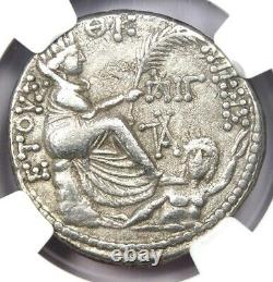 Augustus Ar Tetrachm Argent Roman Antioch Coin 3 Bc Certifié Ngc Choice Vf