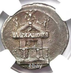 Augustus Octavian Ar Denarius Roman Coin 30-29 Bc Certified Ngc Choice Xf (ef)