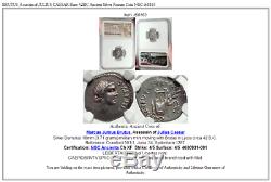 Brutus Assassin De Julius Caesar Rare 42bc Antique Monnaie En Argent Antique Ngc I68163