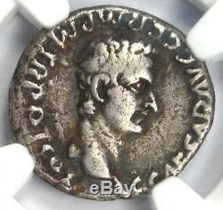 Caligula Ar Denarius Argent Monnaie 37-41 Ad Certifié Ngc Choix Fin