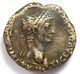 Claudius Ar Denarius Pièce De Monnaie Romaine En Argent 41-54 Après J.-c. Certifié Ngc Choice Vf