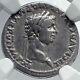 Claudius Très Rare Denier Authentique Ancien 46ad Romain Silver Coin Ngc I81778